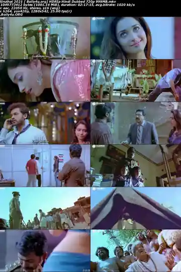 Siruthai 2021 HDRip 300Mb Hindi Dubbed 480p Download