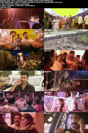 Express Raja 2021 HDRip 350Mb Hindi Dubbed 480p Download
