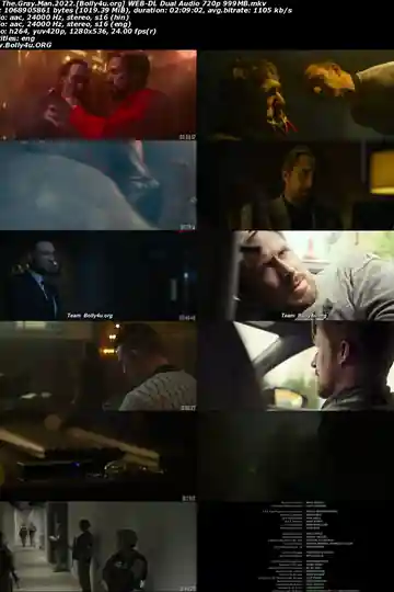 The Gray Man 2022 WEB-DL Hindi Dual Audio ORG Full Movie Download