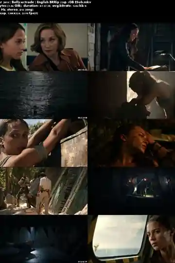 Tomb Raider 2018 BRRip 350MB English 480p ESub Download