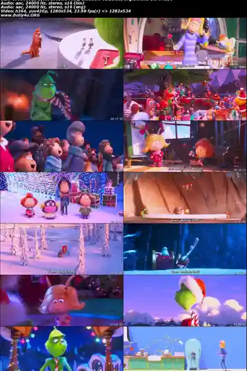 The Grinch 2018 BRRip 650Mb Hindi Dual Audio ORG 720p Download