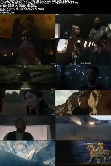 Eternals 2021 WEB-DL 500MB Hindi Dual Audio ORG 480p Download