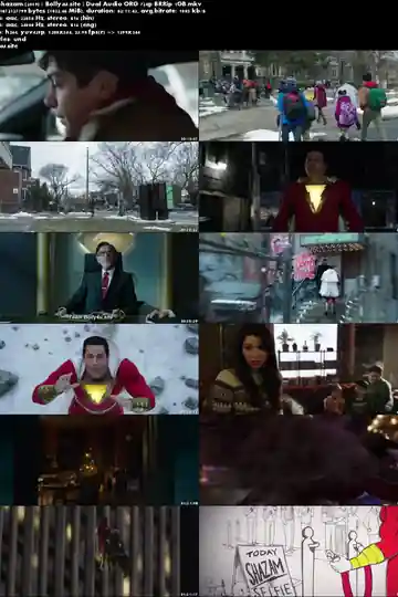 Shazam 2019 BRRip 400MB Hindi Dual Audio ORG 480p ESub Download