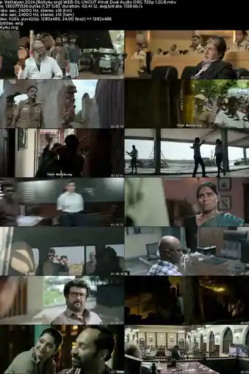 Vettaiyan 2024 WEB-DL UNCUT Hindi Dual Audio ORG Full Movie Download 1080p  720p  480p