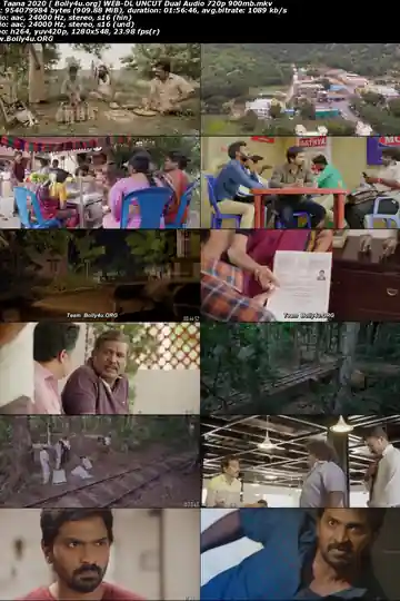 Taana 2020 WEB-DL 400Mb UNCUT Hindi Dual Audio 480p Download