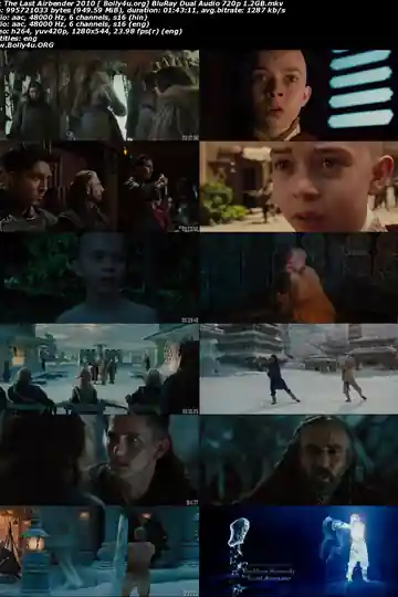 The Last Airbender 2010 BluRay 950MB Hindi Dual Audio 720p ESub Download