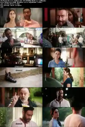 De De Pyaar De 2019 Pre DVDRip 700MB Hindi x264 Download