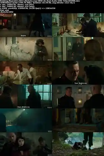 Robbing Mussolini 2022 WEB-DL Hindi Dual Audio ORG Full Movie Download 1080p  720p  480p