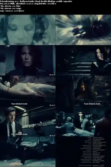 Underworld Awakening 2012 BRRip 650Mb Hindi Dual Audio 720p Download