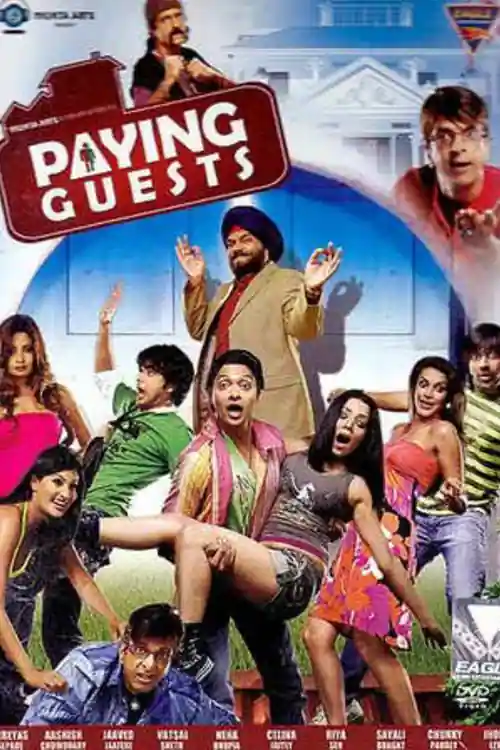 Paying Guests 2009 DTHRip 350Mb Full Hindi Movie Download 480p Watch Online Free bolly4u
