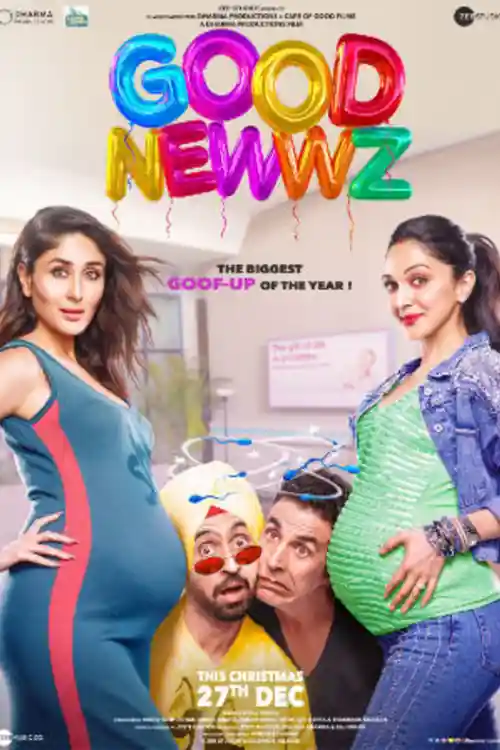 Good Newwz 2019 Pre DVDRip 850Mb Full Hindi Movie Download 720p Watch Online Free bolly4u