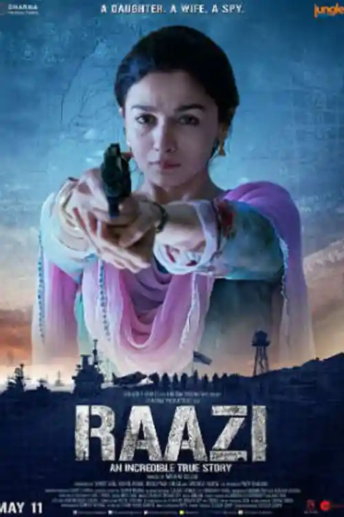 Raazi 2018 New Pre DVDRip 350MB Hindi 480p Watch Online Full Movie Download bolly4u