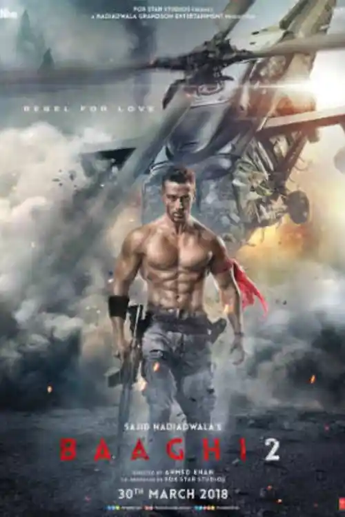 Baaghi 2 2018 HDRip 350Mb Full Hindi Movie Download 480p Watch Online Free bolly4u