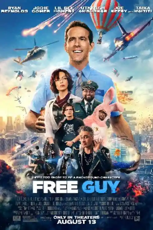Free Guy 2021 HDCAM 950MB Hindi CAM Cleaned Dual Audio 720p Watch Online Full Movie download bolly4u