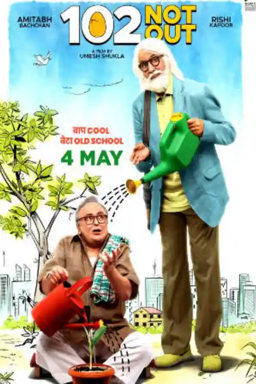 102 Not Out 2018 Pre DVDRip 550MB Full Hindi Movie Download Watch Online Free bolly4u