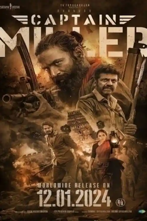 Captain Miller 2024 WEB-DL Hindi ORG Full Movie Download 1080p  720p  480p Watch Online Free bolly4u
