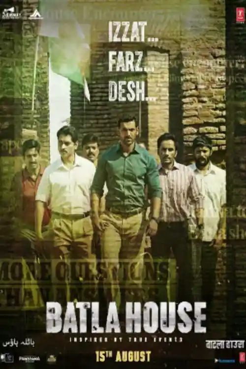 Batla House 2019 Pre DVDRip 300MB Full Hindi Movie Download 480p Watch Online Free bolly4u