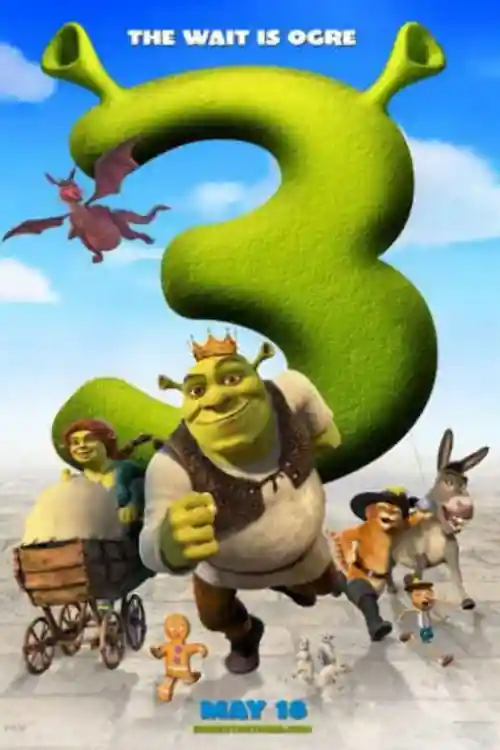 Shrek The Third 2007 BRRip 300MB Hindi Dual Audio 480p Watch Online Full Movie Download bolly4u